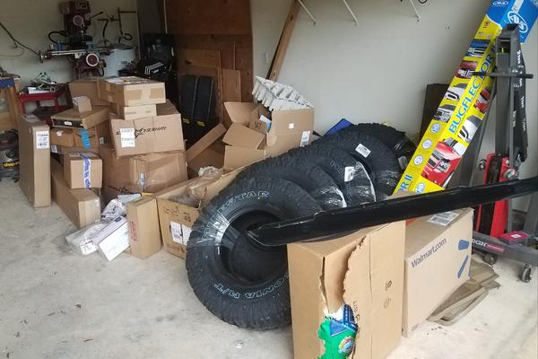 Garage full of stuff