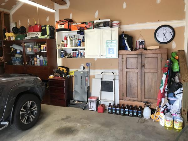 Garage starting to come together