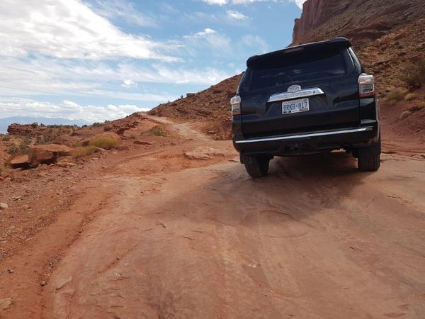 Gemini Bridges climb from 191 near MOAB