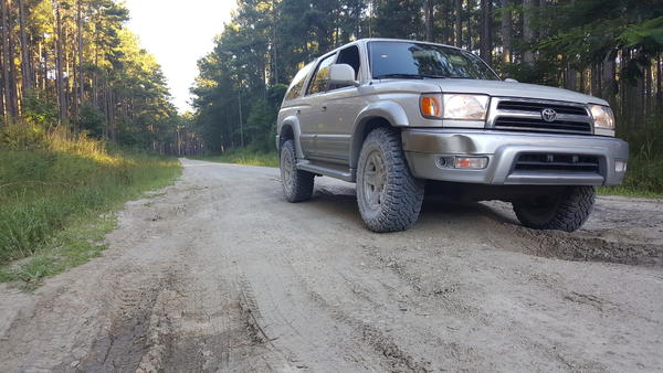 Getting the nee LT265/75/16 Goodyear Duratracs dirty...
