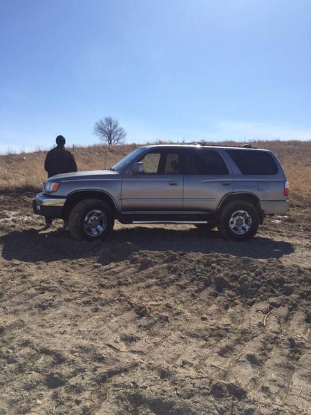 getting the truck a bit dirty