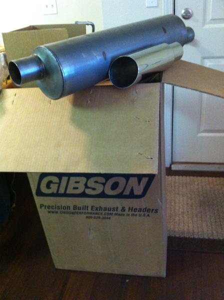 Gibson exhaust showed up today! Soon to be installed