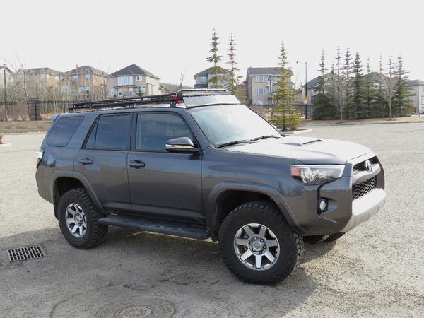 Gobi Stealth before wiring down windshield