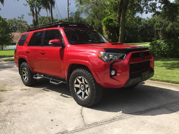 Gobi Stealth rack with “no rise” added.