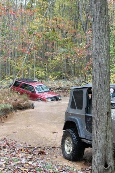 Going for a swim at Rausch Creek