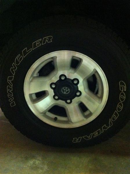 Going with the image of the older generations. I used rustoliem plastic flat black paint and then a sharpie to color in the Toyota logo. I did that ab