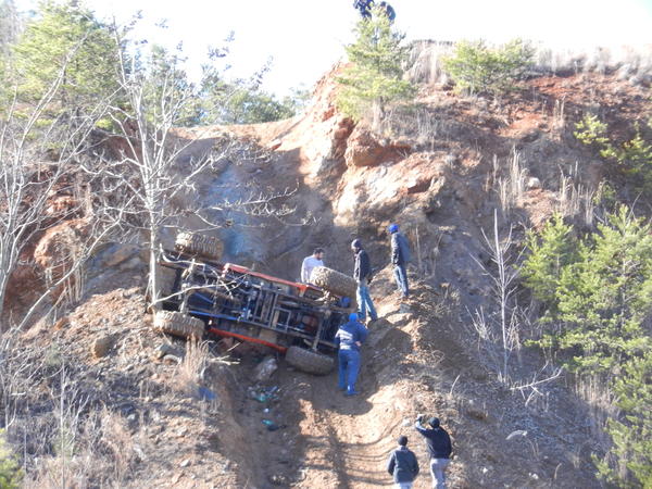 Good thing there was a tree there