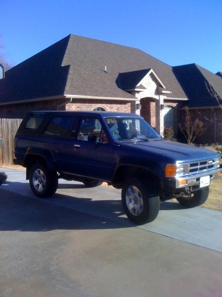 Got the bushwacker fender flares on.