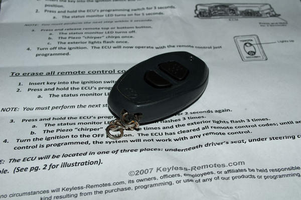 Gray Key fob Bad pic
