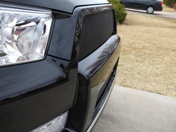 Grille came out flush!