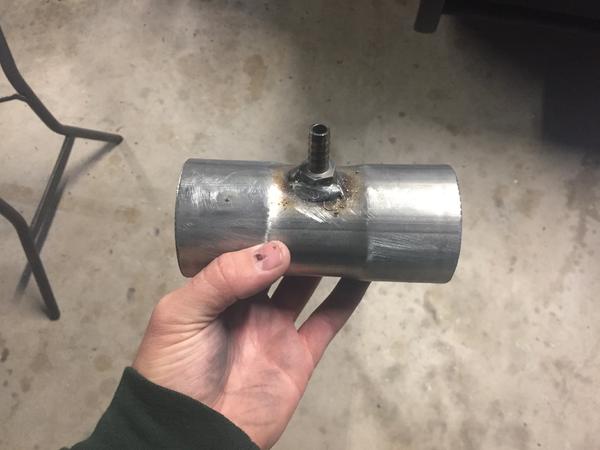 Had a local muffler shop make this for my ISR mod