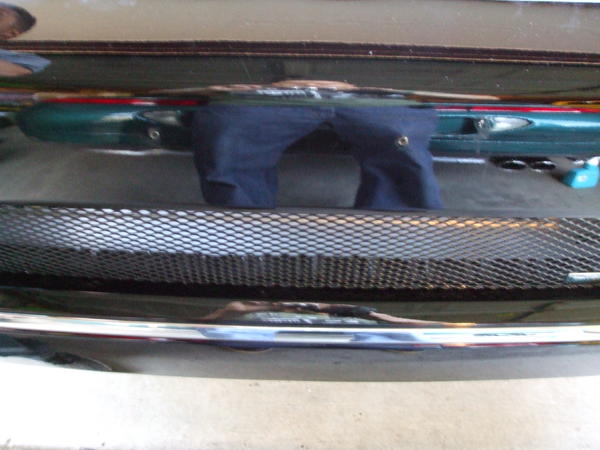 Had to do something about the support beam showing through the grille.