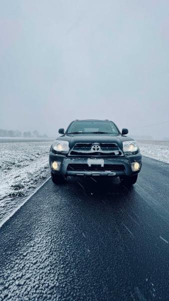 Had to drive through a winter storm on the 2 hour drive home from the dealer. Stopped for a photo shoot.