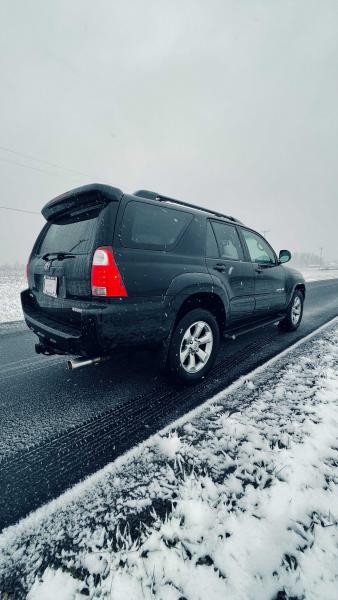 Had to drive through a winter storm on the 2 hour drive home from the dealer. Stopped for a photo shoot.