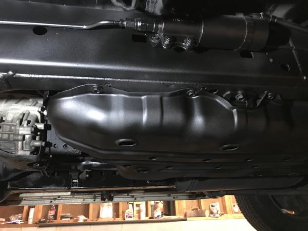 halfway through the undercoating process