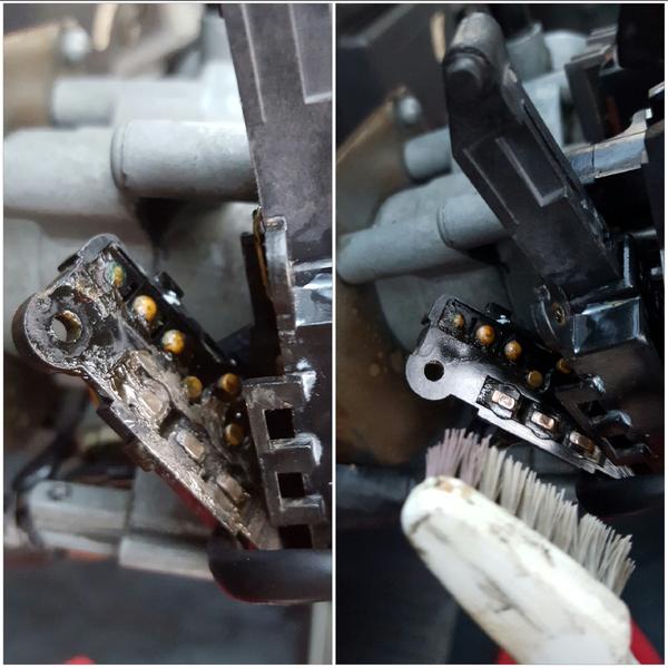 hazard & turn signal switch contacts