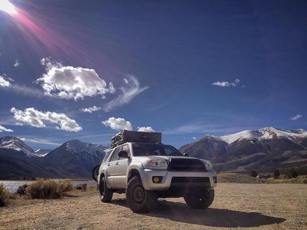 Headed to Independence Pass, CO