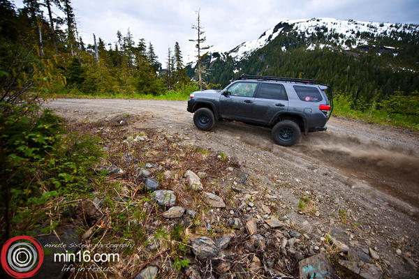 headed up Brown Mountain in Ketchikan Alaska