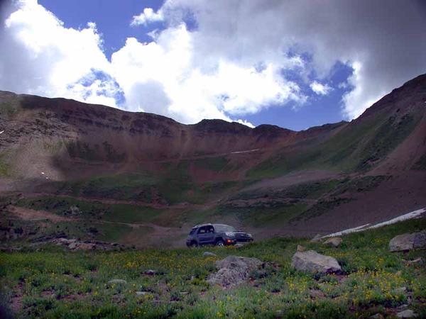 Headed up to Gunsight Pass