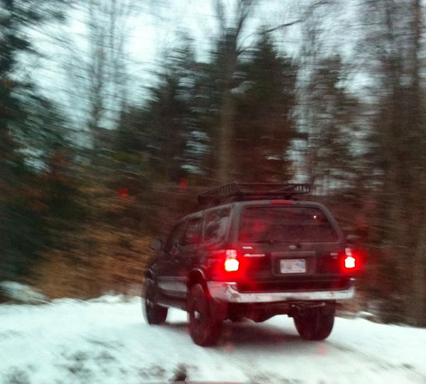 Heading into the trail