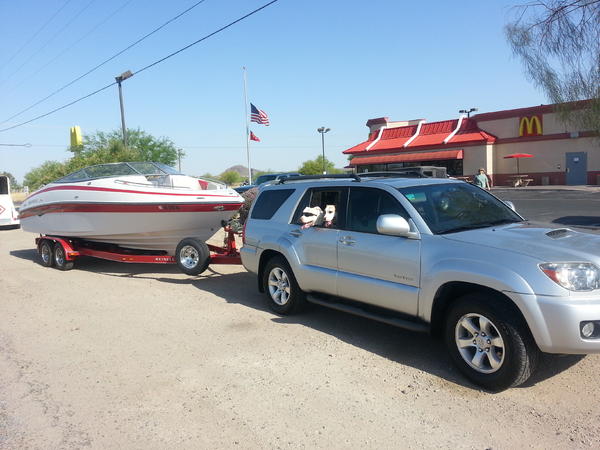 Heading to the lake up in Phoenix Arizona