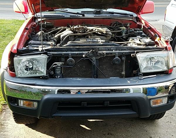 Headlight repair.