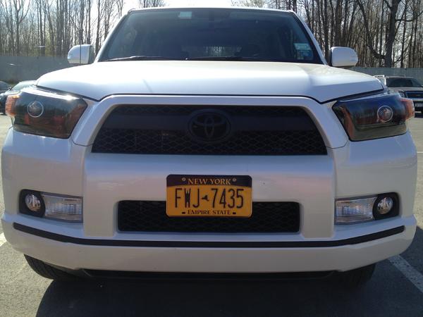 headlights installed