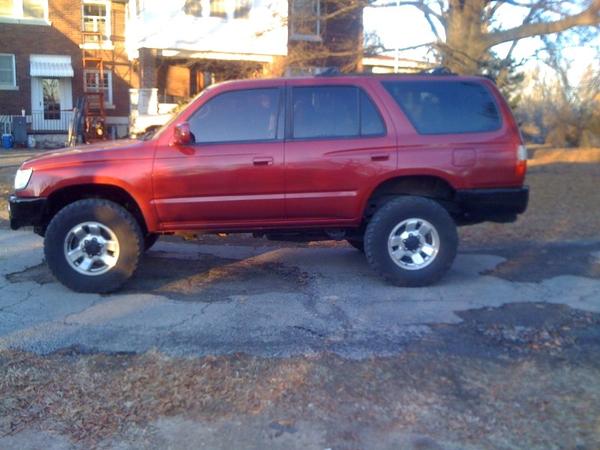 Hella rake at first, now settled with tool box, 12" sub, camping chair, amp etc..
