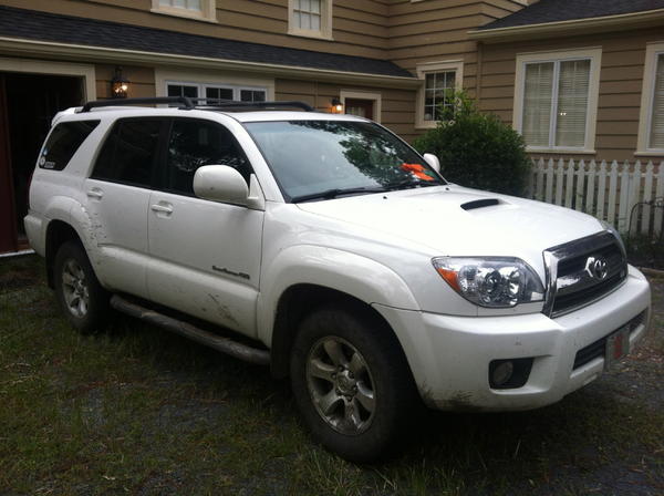 Her first dip in a lil mud. Aug. '12