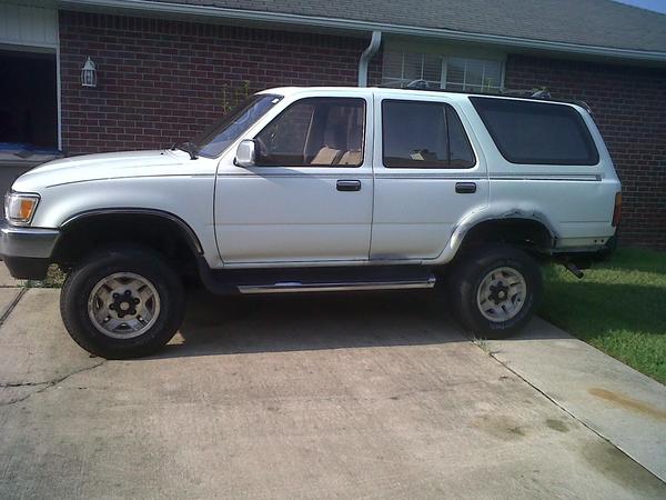 Here she is with just a little primer to cover the ugliness until I could get started rust proofing.