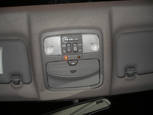 Here's the Lexus overhead I modified and installed. Love the features of it! Especially the ambient lights which aim down at the center console area, 