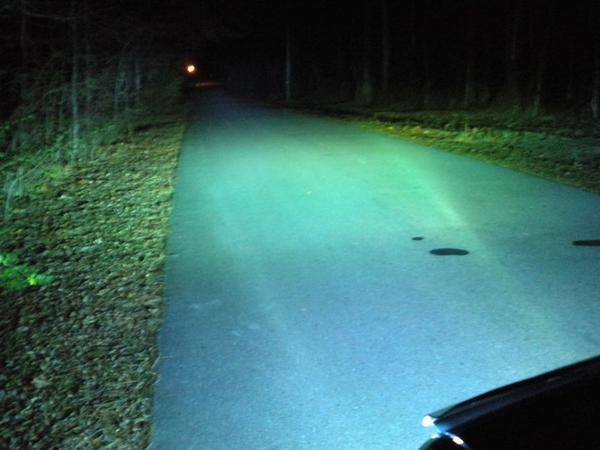 HID fog lights after installed