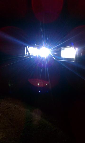HID heads and 7in HID offroad lights
