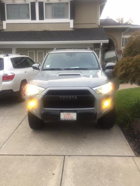 Hid lights with the pioneer yellow fogs