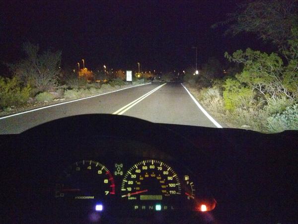 High beams and LED Plate