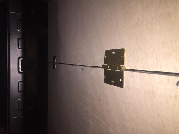 Hinge gap, not too big