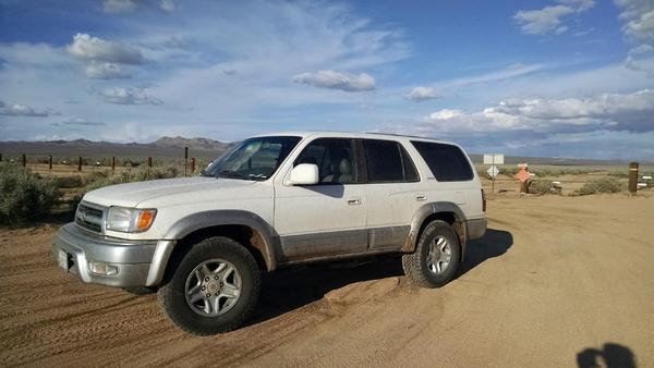 Hit some muddy trails up at El Mirage Lakebed