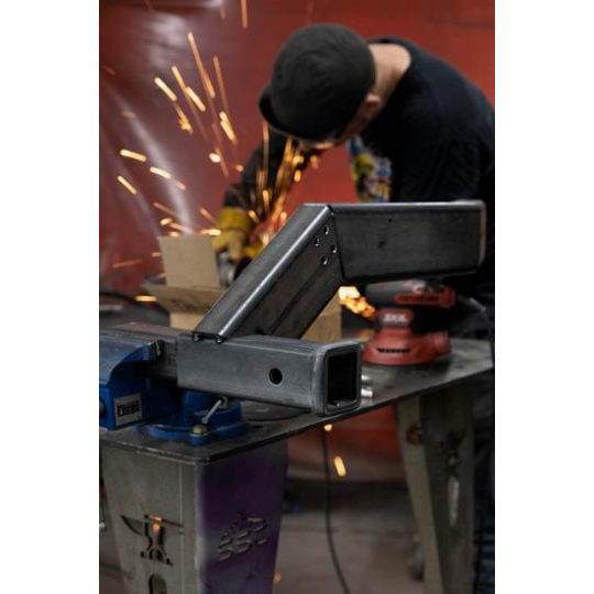 Hitch Mounted Swing Arm Tire Carrier - Progress First Unit