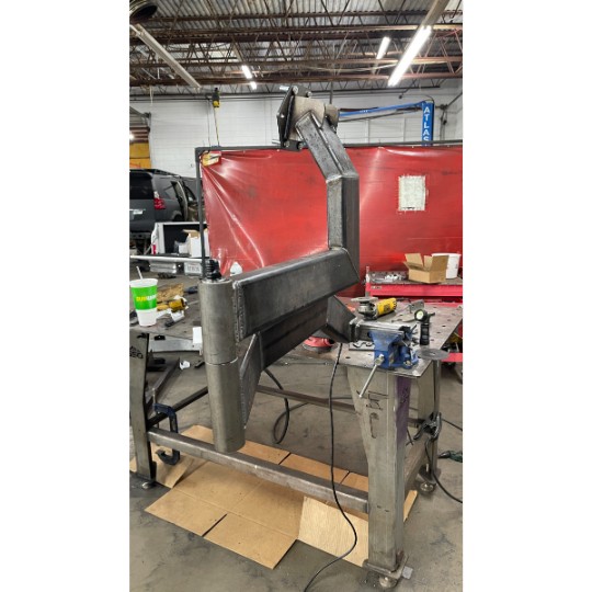 Hitch Mounted Swing Arm Tire Carrier - Progress First Unit