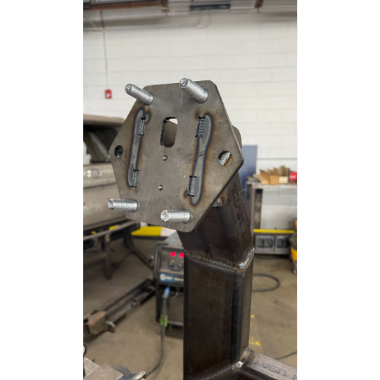 Hitch Mounted Swing Arm Tire Carrier - Progress First Unit
