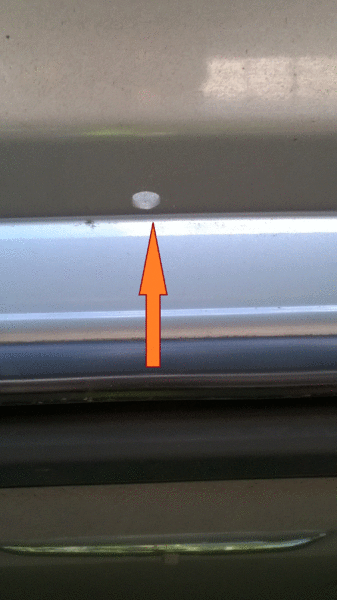 Hole on bottom of spoiler 1/4"
