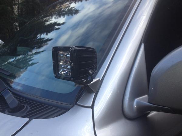 Home made light mounts