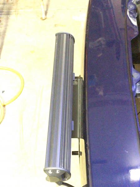 homemade license plat mount.
