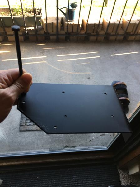 homemade mount for Aux fuse box