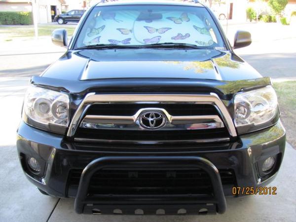 Hood deflector and steel craft bull bar