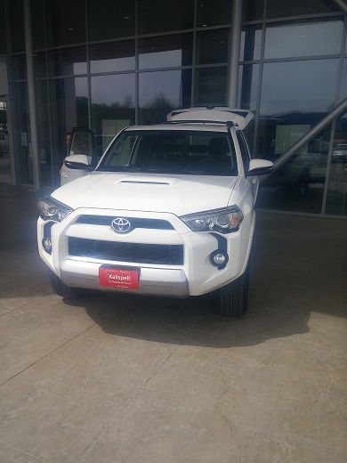 How she looked when we arrived at the dealer.