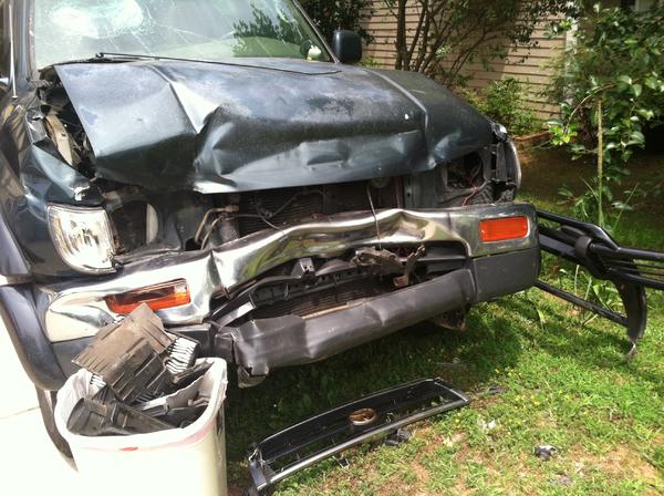 How things were looking as we were taking it apart bit by bit