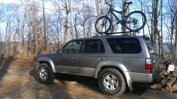 how to carry firewood with a 4Runner