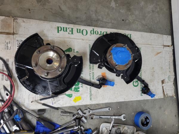 Hubs with new ubj's and painted