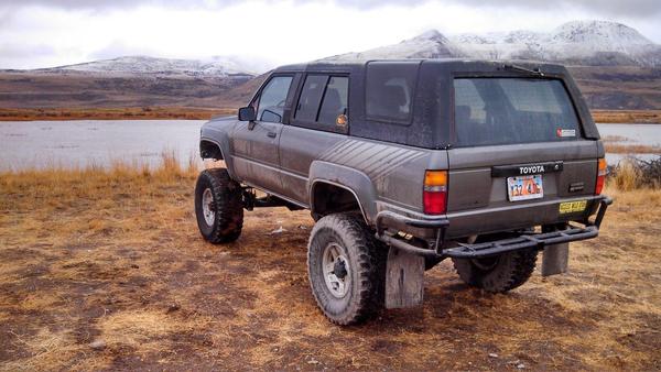Hunting with the 4runner. Corrine, Utah, Nov 2013